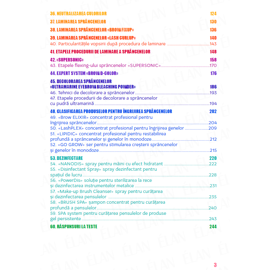 ÉLAN Brow Book — Ghidul Brow-Artistului