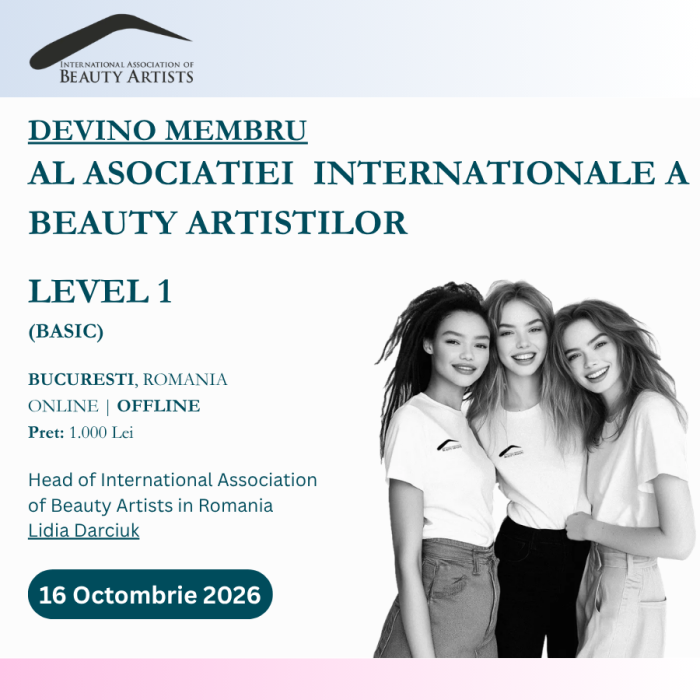 International Association of Beauty Artists - LEVEL 1