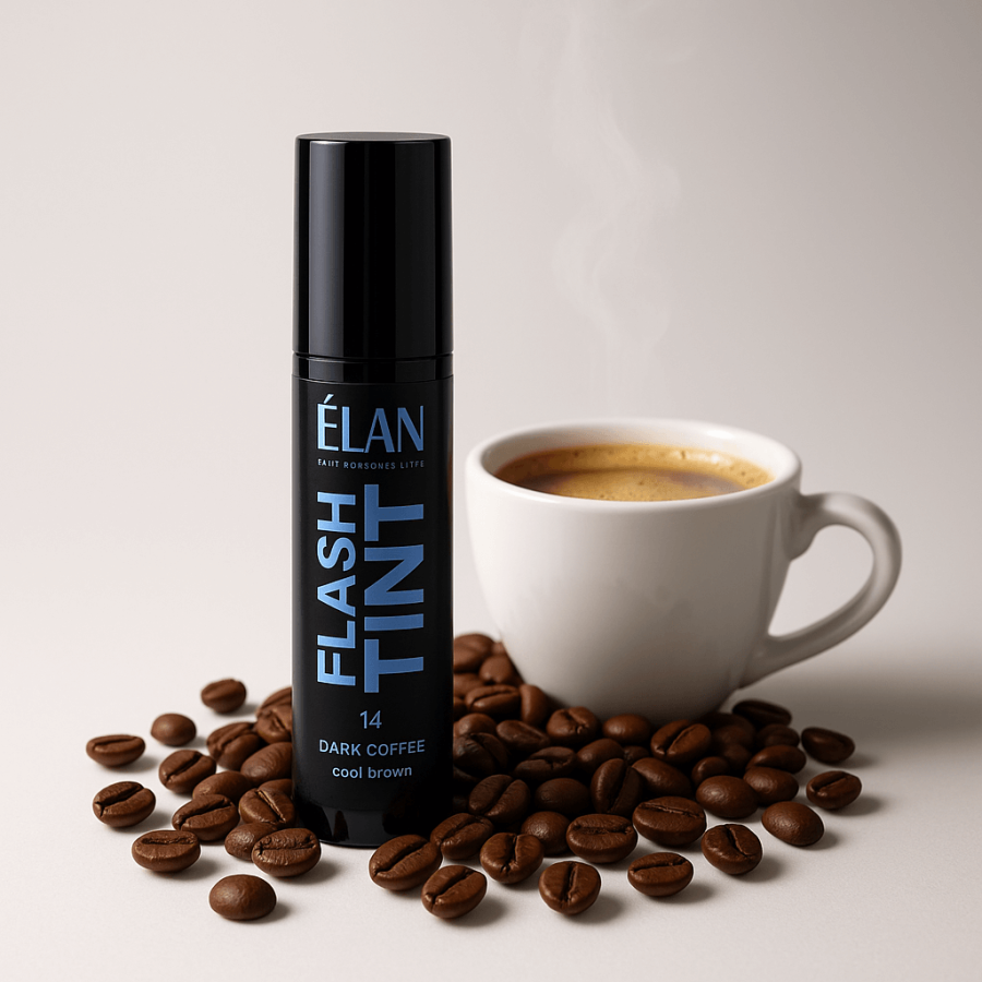 Sistem de vopsire directa a sprancenelor "Flash Tint" 14 Dark Coffee