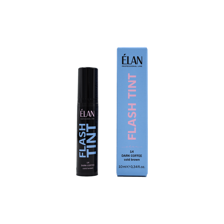 Sistem de vopsire directa a sprancenelor "Flash Tint" 14 Dark Coffee