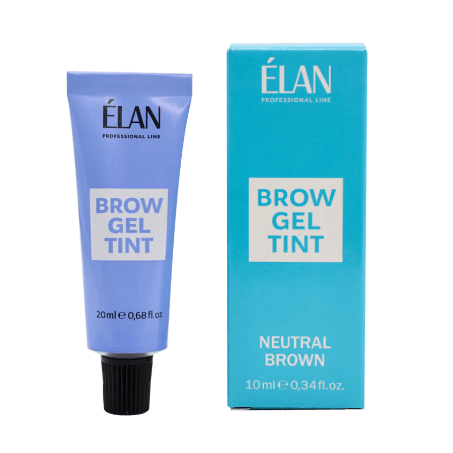 Gel-Vopsea pentru sprâncene "ÉLAN" Neutral Brown