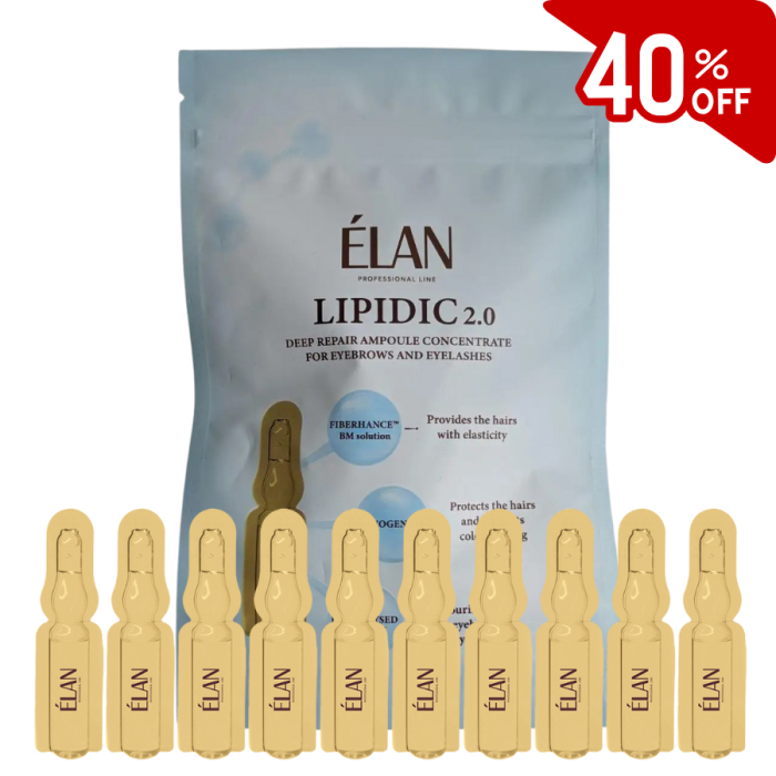LIPIDIC 2.0 Deep Repair Ampoule Concentrate pentru sprâncene și gene